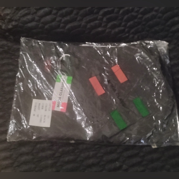 Moda Classica Black Pants Style 101 Brand New